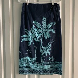 Disney Tiki Wrap Around Tie Skirt Women’s Size S
